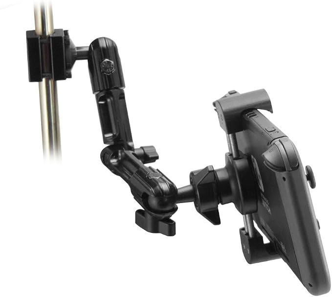 ARKON Mounts Heavy-Duty Multi-Angle Headrest Mount | for Entertaining Passengers | Holds Devices 7" Wide | Fully Adjustable Arm | Strong Headrest Clamp | Compatible with iPhone, Samsung, and More