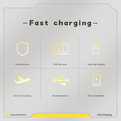 ZEZEFUFU DIY Power Bank Battery Box Dual USB Charging Power Bank Case with LCD Display for 18650 Battery Accessory