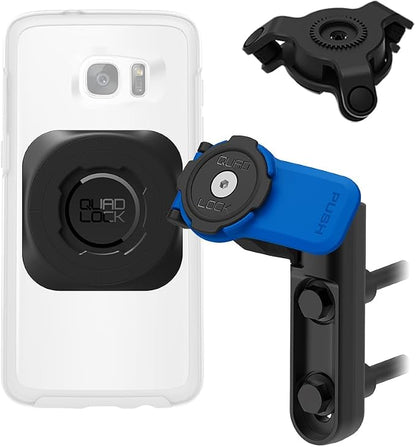 Quad Lock Brake Clutch Motorcycle Phone Mount Kit with Vibration Dampener and MAG Universal Adaptor