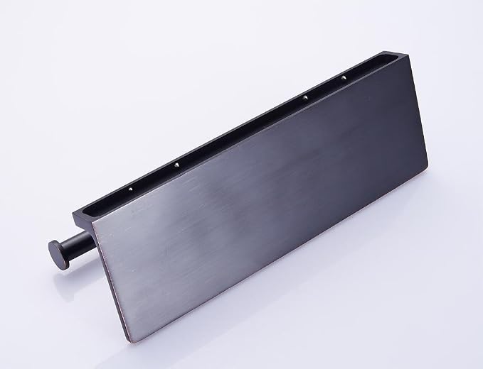 Toilet Tissue Holder,Double Toilet Paper Roll Holder with Shelf,Wall Mount Brass Bathroom Tissue Dispenser,Oil-Rubbed Bronze