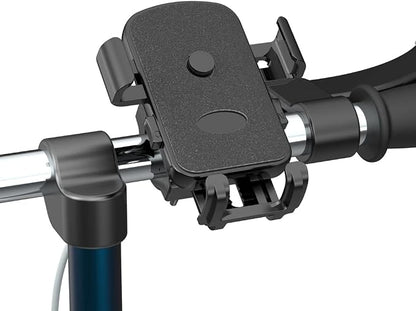 Bike Phone Holder,Anti-Shake Motorcycle Handlebar Phone Mount,Cell Phone Holder for Bike Bicycle Motorcycle Compatible with Phone 4-7inch (Without Pole)