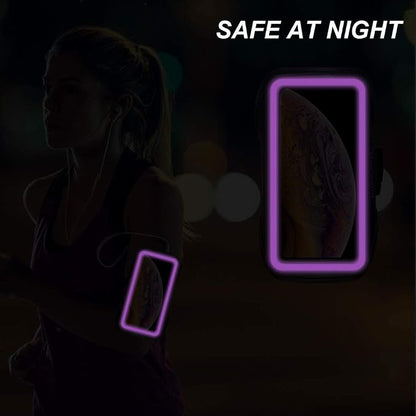 Armband for iPhone 16 Pro Max/16 Plus/15 Pro Max/15 Plus/iPhone 14 Pro Max/14 Plus/13 Pro Max/12 Pro Max/11 Pro Max/Xs Max,Running Exercise Armband with Card Slot for iPhone Max (Purple)