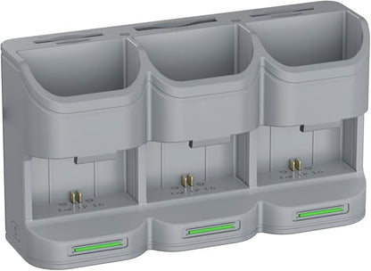 LPE6P Battery Charger Case, Multi Function Travel Charger with Card Slots (SD TF Type B), Fast Charging 3 Batteries