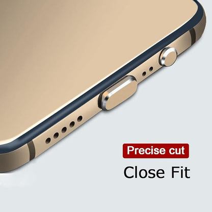 USB C Dust Plugs Charging Port Cover Protectors Caps Compatible with Samsung Galaxy S24 S23 S22 S21 S20 Ultra Plus Fe Type C Devices, Keep Dust/Dirt/Water/Lint from Charging Port (2PCS Gold)