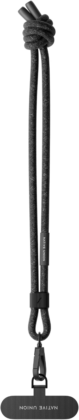 Native Union Sling – Adjustable & Detachable Phone Strap – Compatible with iPhone 16, 15, 14, 13 and most Smartphones – Made with 100% Durable & Recycled Materials (Black)