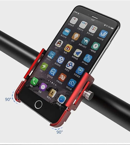 GUB P30 Aluminum Bike Phone Holder for 3.5" to 7.5" Device Bicycle Phone Stand Scooter Moto Mount Support Handlebar Clips