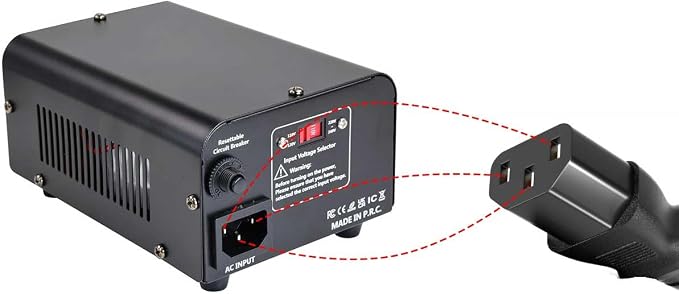 500W Voltage Transformer Power Converter 110V to 220V, 220V to 110V | Yinleader Step Up/Down Converter 110/120 Volt - 220/240 Volt w/US Power Cord [300W Continuous Power]