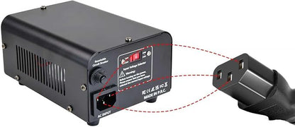 500W Voltage Transformer Power Converter 110V to 220V, 220V to 110V | Yinleader Step Up/Down Converter 110/120 Volt - 220/240 Volt w/US Power Cord [300W Continuous Power]