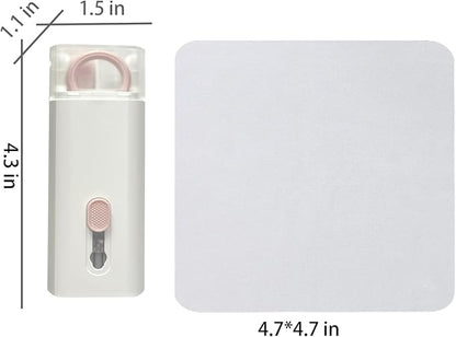 7 in 1 Electronic Cleaner kit - Keyboard Cleaner, Keyboard Cleaning Kit, Laptop Cleaner with Brush, Electronic Cleaner for Laptop/Phone/Computer/Screen (Give Away a Flannel Cloth) Pink