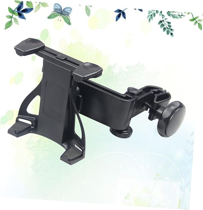 Veemoon Tablet Holder for Car 5-12.9 Inches Universal Phone Stand Seat Headrest Phone Holder Black Prevents Scratches and Damage
