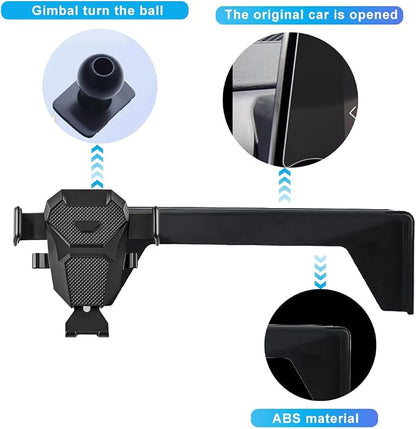Car Phone Holder for Honda Accord Accessories 2023 2024 2025 2026 Dash Mount Cell Phone Holder for Most Smartphones with Dash Organizer Auto Interior Accessories (with 12.3inch Screen)