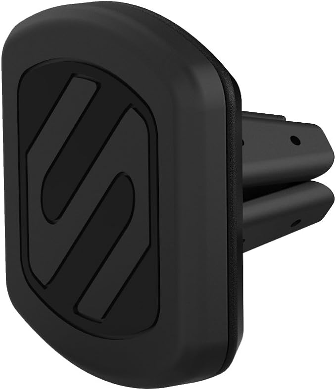 Scosche MAGVM2B MagicMount Magnetic Cell Phone Stand, Hands-Free Cellphone Holder for Car Vent Phone Mount Compatible with iPhone, Samsung and all Mobile Android Phones, Not Compatible with MagSafe