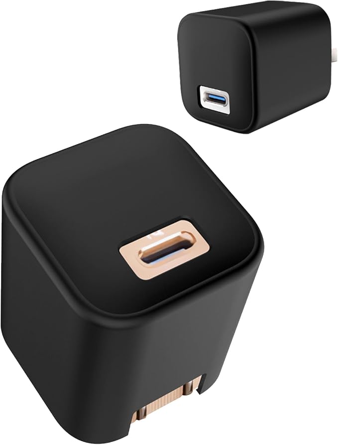 Silicone Protective Case for Anker Nano 45W USB-C Charger, Full-Body Protective Cover with Precise Cutouts, Shockproof Dustproof Charging Block Protector Sleeve & Scratch-Resistant Sleeve (Black)