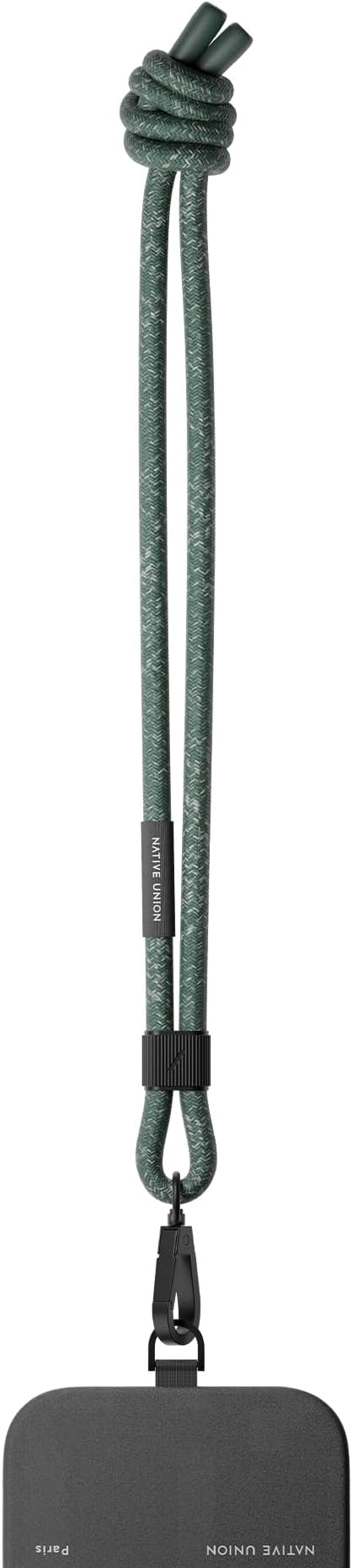 Native Union Sling – Adjustable & Detachable Phone Strap – Compatible with iPhone 16, 15, 14, 13 and most Smartphones – Made with 100% Durable & Recycled Materials (Slate Green)
