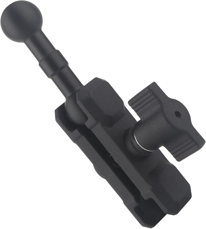 17mm Ball Mount Extension Adapter, 360° Rotation Extension Rod for Jeep Car Air Vent Dashboard 17mm Phone Holder, Compatible with Garmin GPS Mount, Aluminum