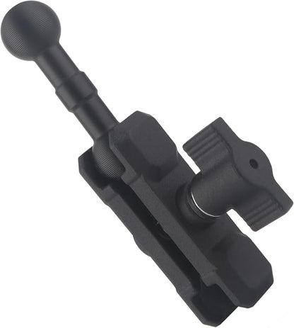 17mm Ball Mount Extension Adapter, 360° Rotation Extension Rod for Jeep Car Air Vent Dashboard 17mm Phone Holder, Compatible with Garmin GPS Mount, Aluminum