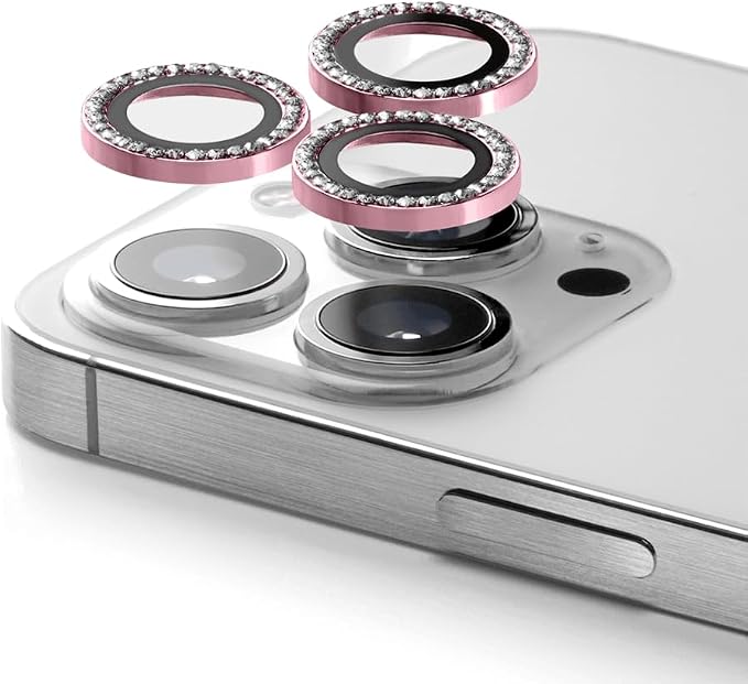 CASETiFY Camera Lens Gem [Easy Application] for iPhone 16 Pro / 16 Pro Max - Sakura Pink