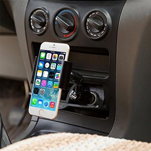 Car Mount Compatible with Motorola Moto e6, Charger Holder DC Socket USB Port Cradle Swivel Plug-in for Moto e6 Phone