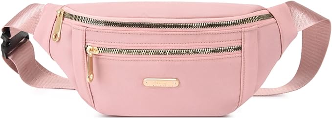 DAITET Crossbody Fanny Pack for Men&Women,Large Waist Bag & Hip Bum Bag with Adjustable Strap for Outdoors Workout Traveling Casual Running Hiking Cycling