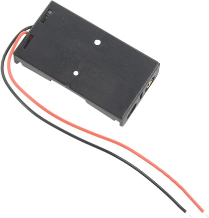 40 Pcs 2 X 1.5V AA Battery Holder Case Box Black W Wire Leads