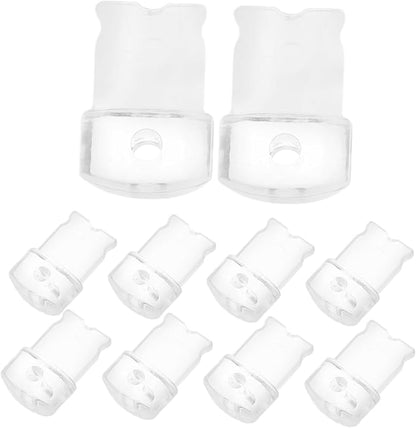 Housoutil 30pcs Transparent Charging Port Plugs Dustproof Protective Sleeves for Accessories Simple Installation Lightweight Convenient Essential for Preventing Debris