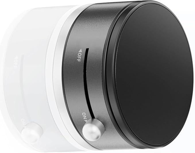 pop-tech Magnetic Vacuum Suction Mirror Phone Holder (Smooth Mirror Surface Only), Gym Bathroom Kitchen Shower Phone Mount for Magsafe iPhone Android Makeup, Selfies, Videos