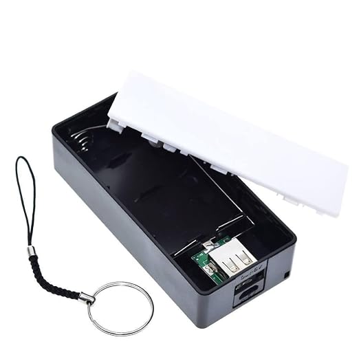 2X18650 USB Case Kit 18650 Charger DIY Box Shell Kit Black for Smart Phone MP3 Electronic Mobile Charging