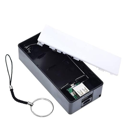2X18650 USB Case Kit 18650 Charger DIY Box Shell Kit Black for Smart Phone MP3 Electronic Mobile Charging