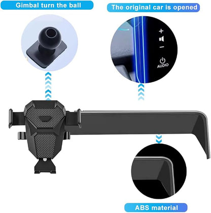 Car Phone Holder for Mazda CX5/CX-5 Accessories 2021-2024 2022 2023 Mount Cell Phone Holder for 2024 CX5 Fit for Most Smartphones (10.25 inch Screen Only)