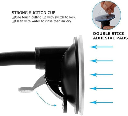 Pop Up Adhesive Dots Double Sided Mounting Tabs Round Sicky Pads Foam Tape Sticky Suction Tab Perfect for Dashboard Toys, Windshield, GPS, Tiles, Walls