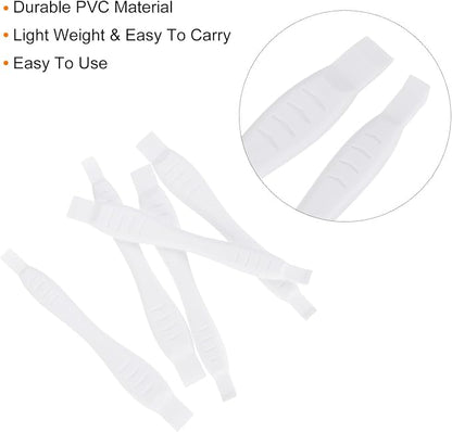 MECCANIXITY 5pcs Universal Pry Spudger Tool, Phone Pry Opening Tool Plastic Crowbar for Cell Phone, PC, Laptop Tablet Screen Repairing, White
