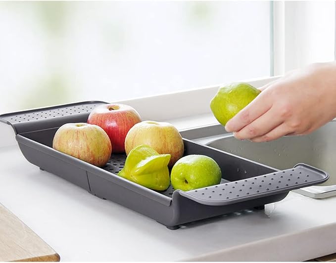 Bathtub Tray Expandable Bath Caddy Storage Rack Multifunctional Bathtub Tub Organizer for Deposit Wash Supplies,Book,Wine,Phone,Bathroom,Shower (Gray)