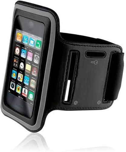 Sports Running Armband Gym Workout Case Cover Band Arm Strap Reflective Z7R Compatible with Alcatel Allura, Flint, REVVL, Fierce XL, Jitterbug Smart 2, A30 Plus, Pop 3, 4 - iPhone Xs Max
