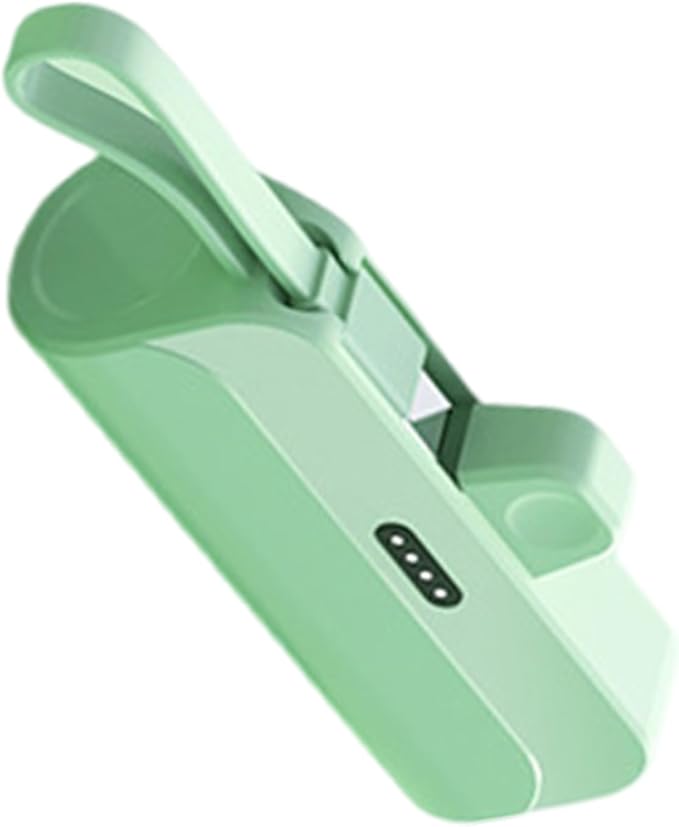 Portable Charging External Battery Mobile Batteries Case Removable Without Battery Green