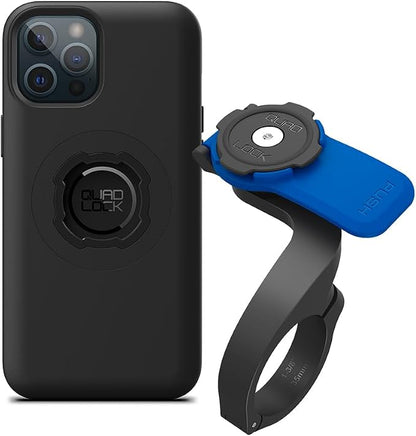 Quad Lock Out Front Handlebar Bike Phone Mount (V3) with MAG Phone Case for iPhone 12 Pro Max