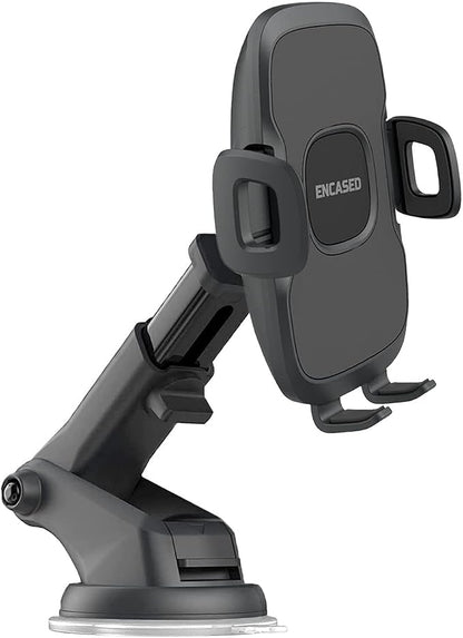 Encased [Updated V2] Samsung Phone Holder - Car Mount for Galaxy Models S20 S21 S22 S23 S24 Plus, Ultra, Dash + Windshield Mounting, Case Friendly Design (2024)