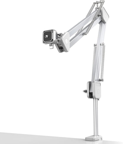 ULANZI TH04 Overhead Camera Mount with Magic Arm and 1/4" Ball Head, 360° Rotatable Camera Desk Mount, Desk Tripod with Uka Quick Release Setup for DSLR Cameras/Webcam/iPhone/Ring Light/Microphone