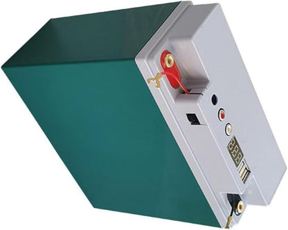 Power Banking Box Flat Head Rechargeable Battery Charging Outer Case 2 USB Output Port Box Power Banking Case 12V 17A