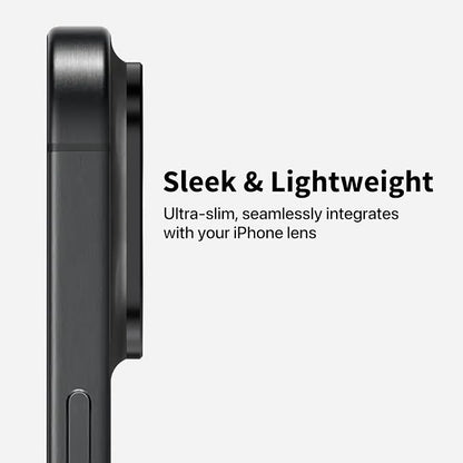 SWITCHEASY LenShield Aluminum Alloy Camera Lens Protector for 2024 iPhone 16 6.3" Pro, 16 6.9" Pro Max - Titanium