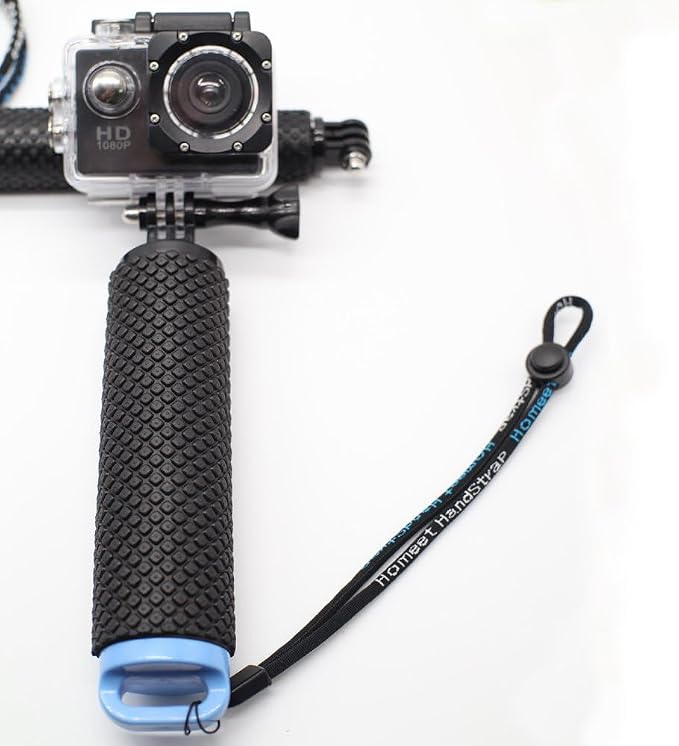 Handler Floating Hand Grip, Underwater Hand Stick Monopod Pole Compatible with DJI OSMO Action Cameras and Other Sports Camera, Blue