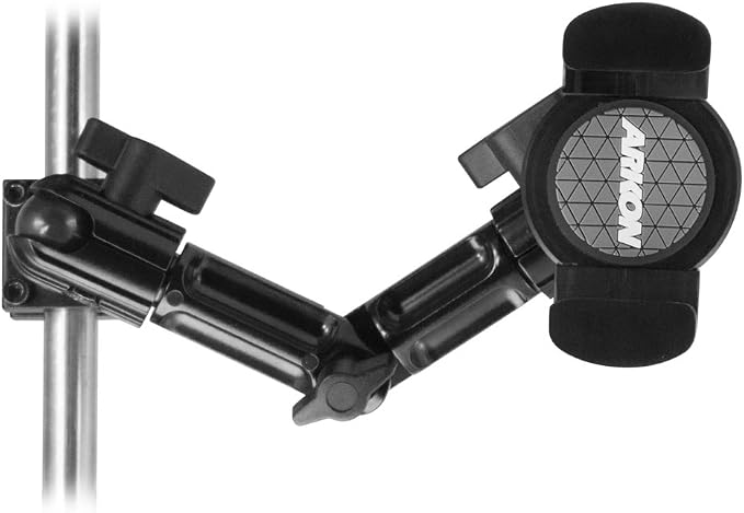 ARKON Mounts Heavy-Duty Multi-Angle Headrest Mount | for Entertaining Passengers | Holds Devices 7" Wide | Fully Adjustable Arm | Strong Headrest Clamp | Compatible with iPhone, Samsung, and More