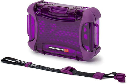 Nanuk 320-0013 Nano Series Waterproof Medium Hard Case for Phones, Cameras and Electronics (Purple)
