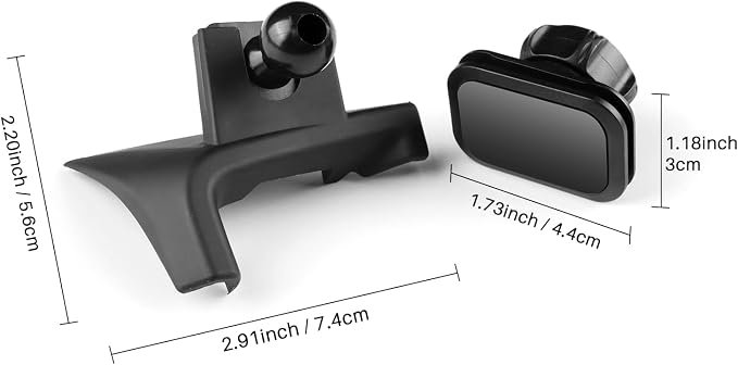 KUNGKIC for Subaru Crosstrek 2023 2024 2025 Magnetic Universal Auto Cell Phone Holder Car Cradle Rotatable Clip Cell Phone Cradle Mount Fit 3.5-5.5In Phone Interior Accessories