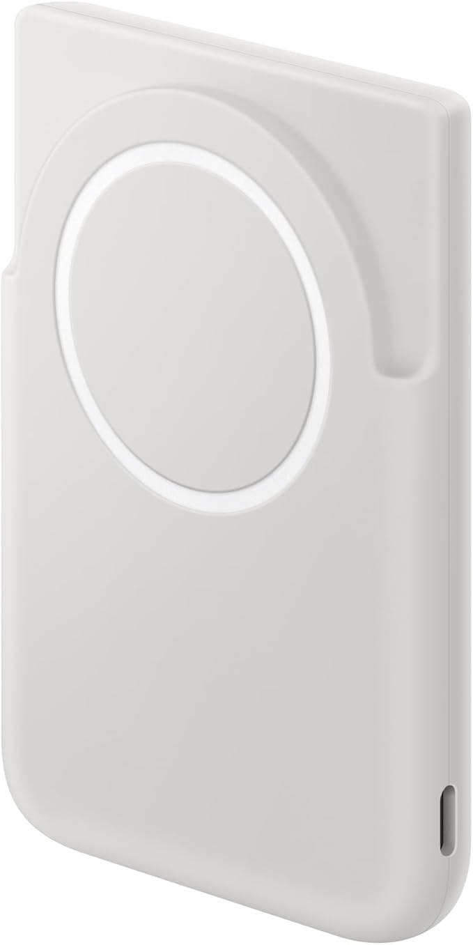 Samsung Galaxy Magnetic Wireless 5,000mAh Battery Pack, Cordless or Wired Super Fast Charging, Built-in Magnets, Sturdy Kickstand