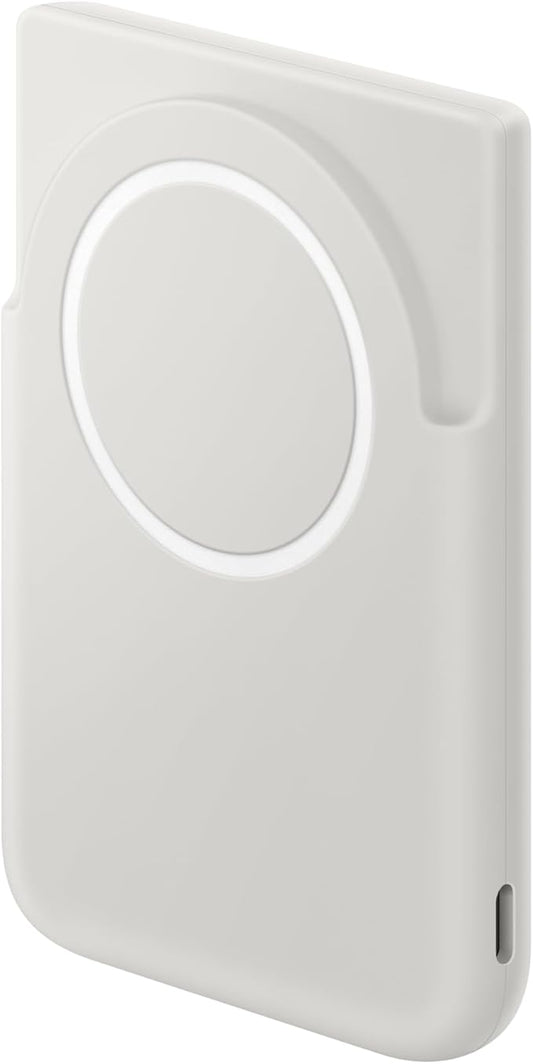 Samsung Galaxy Magnetic Wireless 5,000mAh Battery Pack, Cordless or Wired Super Fast Charging, Built-in Magnets, Sturdy Kickstand