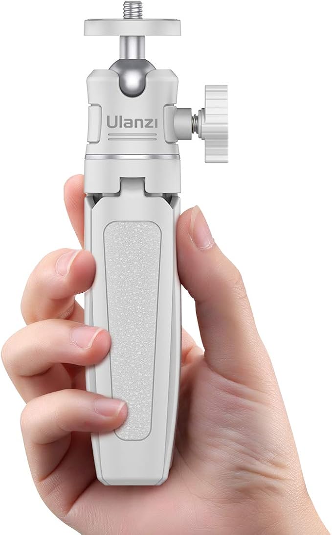 ULANZI Extension Pole Tripod, Mini Selfie Stick Tripod Stand Handle Grip for iPhone 13 Pro Max Samsung OnePlus Google Smartphone Canon G7X Mark III Sony RX100 DJI Osmo Nano Cameras Vlogging