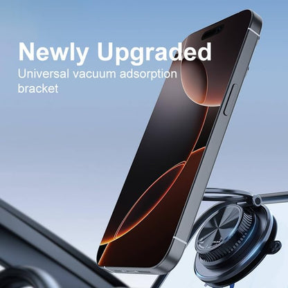 Magnetic Phone Holder for Car Dashboard, Mini Portable Cell Phone Mount with Strong Suction Cup for Flat Surfaces Like Desk, Multi-Color Hands-Free Cradle for iPhone Android Samsung (Beige)