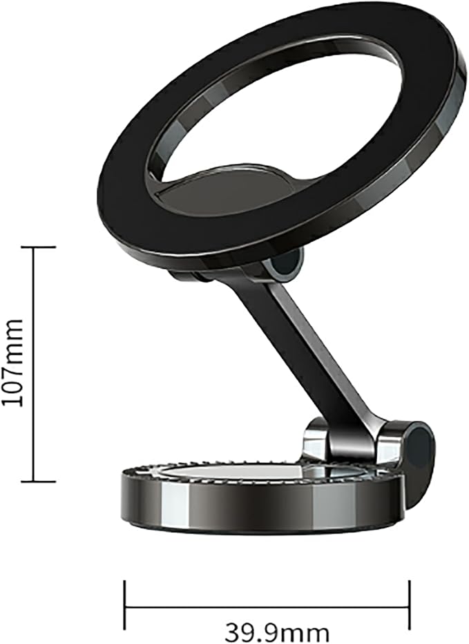Ultra-Strong Suction Cup Phone Mount for Car - Anti-Shock & Noiseless Dashboard & Windshield Holder, 360° Adjustable Hands-Free Mount for All Smartphone (5)