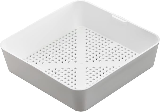 Plastic Shower Caddy, Fits Shower Shelves, Seats and Benches with Other Bathroom Must Haves, Mesh Shower Caddy Alternative, 8.5 x 2.5 inches
