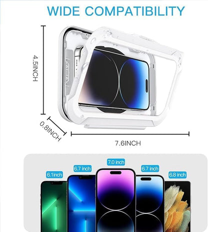 Shower Phone Holder Waterproof Case with 360° Rotation,Angle Adjustable Punch-Free High-Sensitivity Touch Screen for Shower Wall Mirror Kitchen for 4''-7'' Universal Smartphone